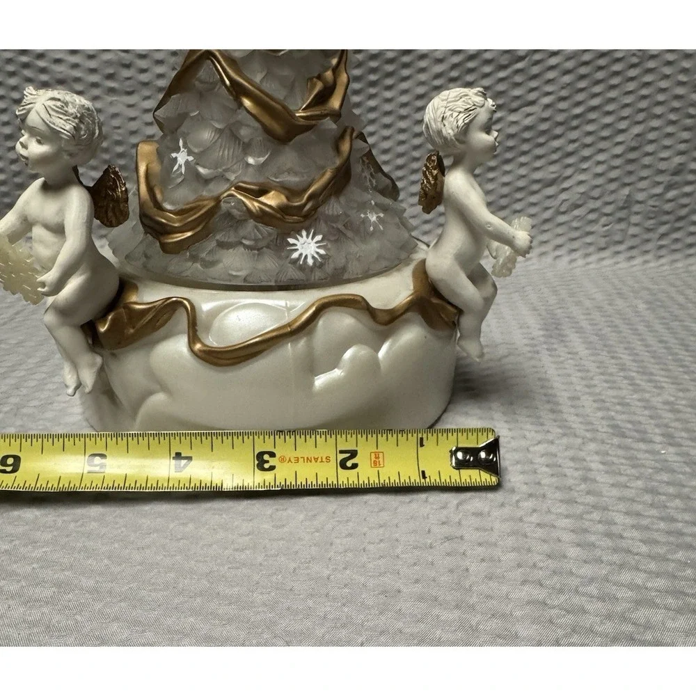 Vintage 1996 Avon Sparkling Angelic Musical‎ Christmas Hark the Herald Angels